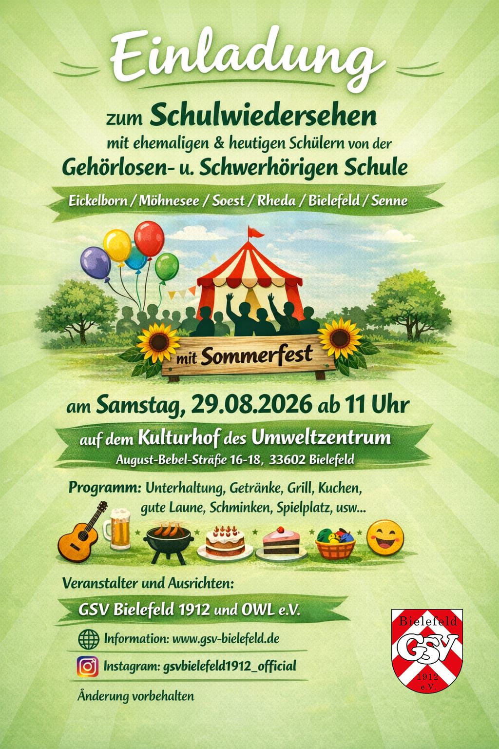 Schulwiedersehen 2026