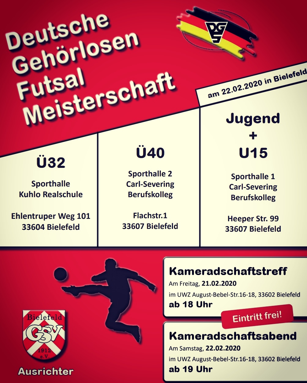 22.02.20 Futsal DM in Bielefeld (Bitte hier klicken.)