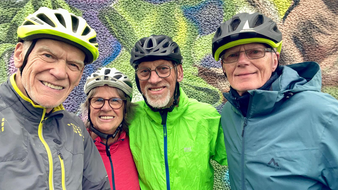 Am 19. Mai 2026 machten wir zu viert eine wunderschöne Radtour.